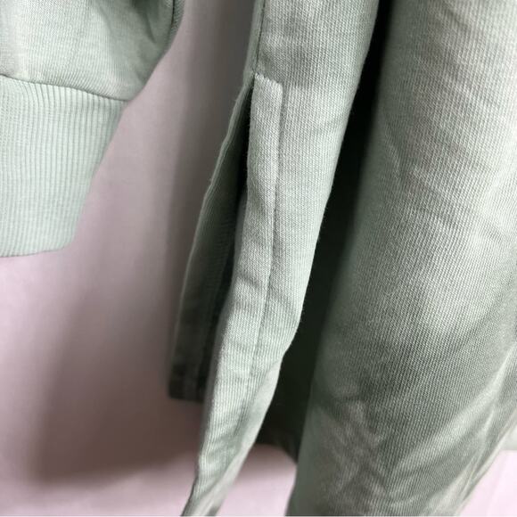 TOPSHOP Tie Dye Split Hem Hoodie in Green NWT in Medium - Picture 6 of 7